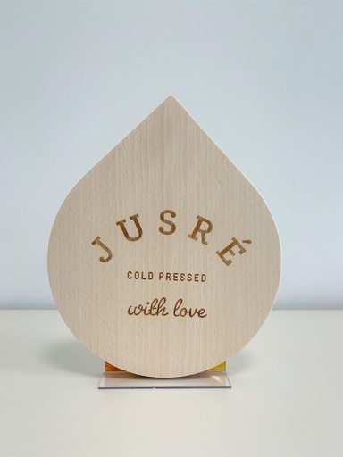 [MARK_druppel_hout_STAAND (B2B)] JusRé druppel hout STAAND